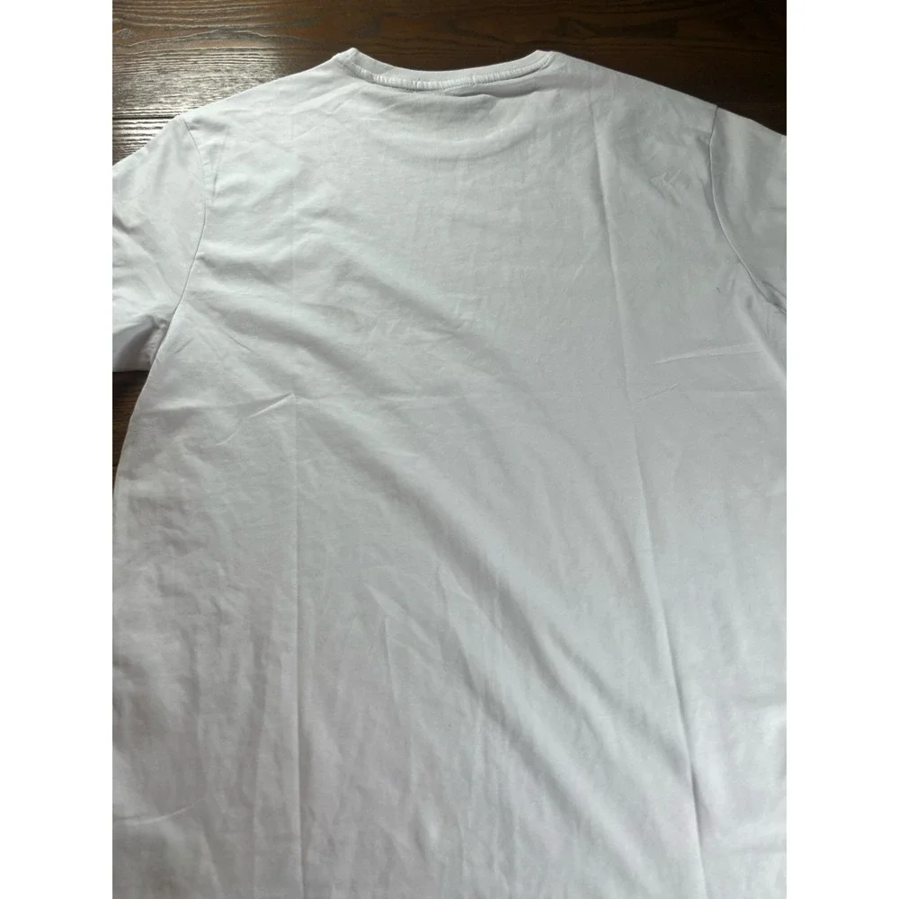Polo Ralph Lauren Big Pony Cotton T-Shirt Mens Size Large White Short Sleeve #3